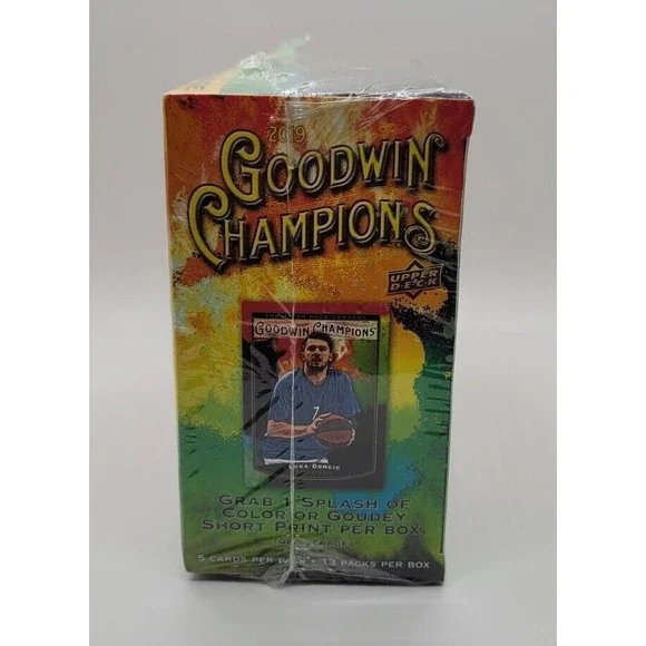 2019 Upper Deck Goodwin Champions Mega Box Tiger Woods - NEW - SEALED Luka RC